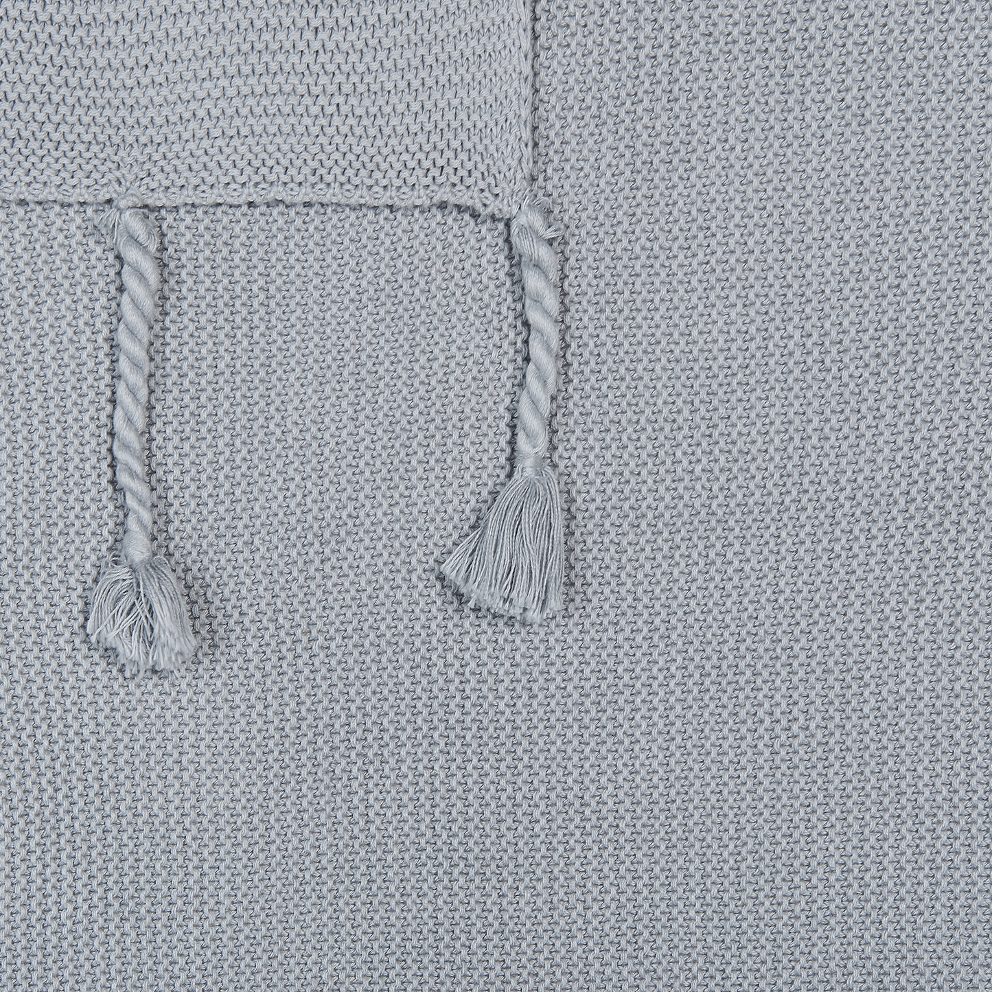 Kuscheldecke NAZILLI Baumwolle 125 x 150 cm Hellgrau