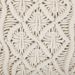 Dekokissen Strickmuster helles Beige 45 x 40 cm GOREME