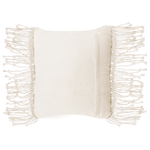 Dekokissen Makramee Baumwolle Helles Beige YORTAN 45 x 40 cm
