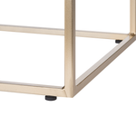 Hocker Felloptik weiss MANHATTAN