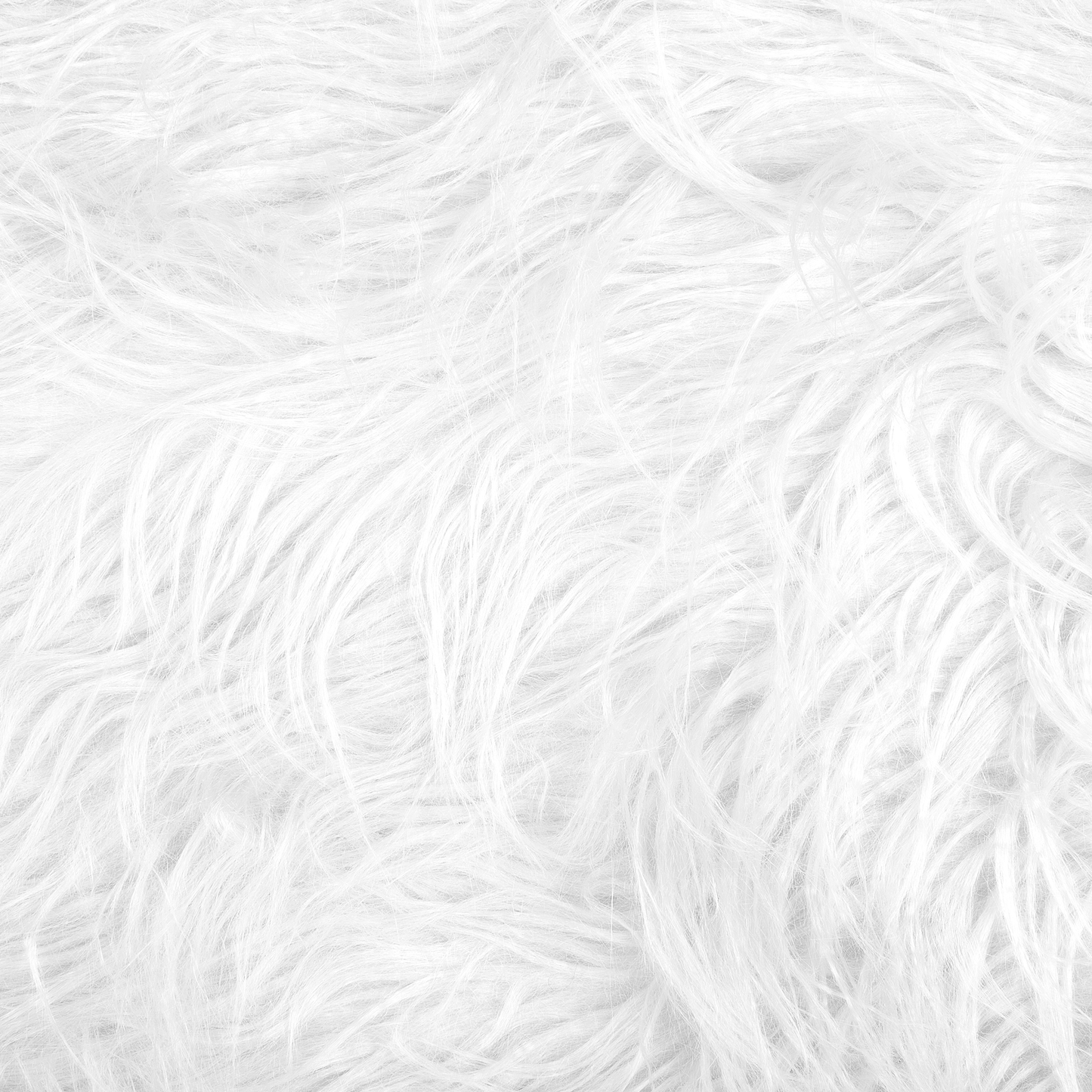 Hocker Felloptik weiss MANHATTAN