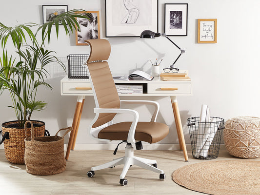 Bürostuhl Hellbraun LEADER