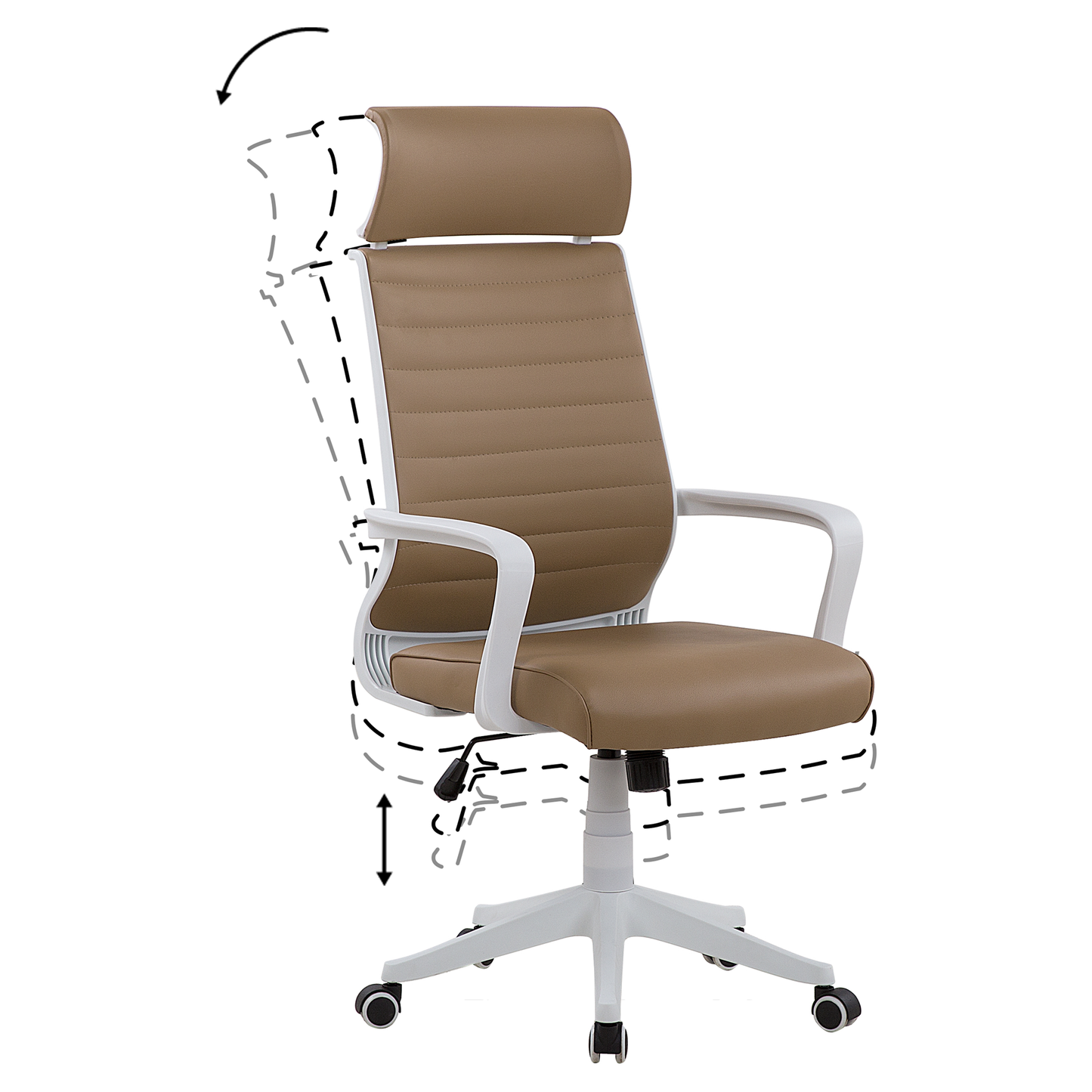 Bürostuhl Hellbraun LEADER