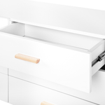 Kommode weiss 6 Schubladen NEWARK II