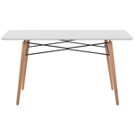 Esstisch weiss 140 x 80 cm BIONDI