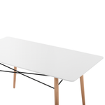 Esstisch weiss 140 x 80 cm BIONDI