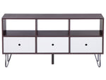 TV-Möbel FOSTON Braun / Weiss