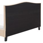 Bett mit Lattenrost Stoff MONTPELLIER 160 x 200 cm Beige