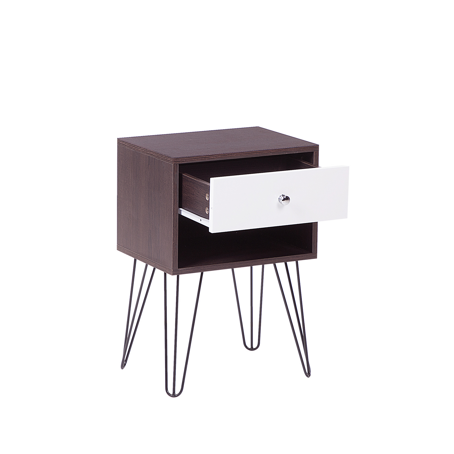 Nachttisch mit 1 Schublade Weiss ARVIN
