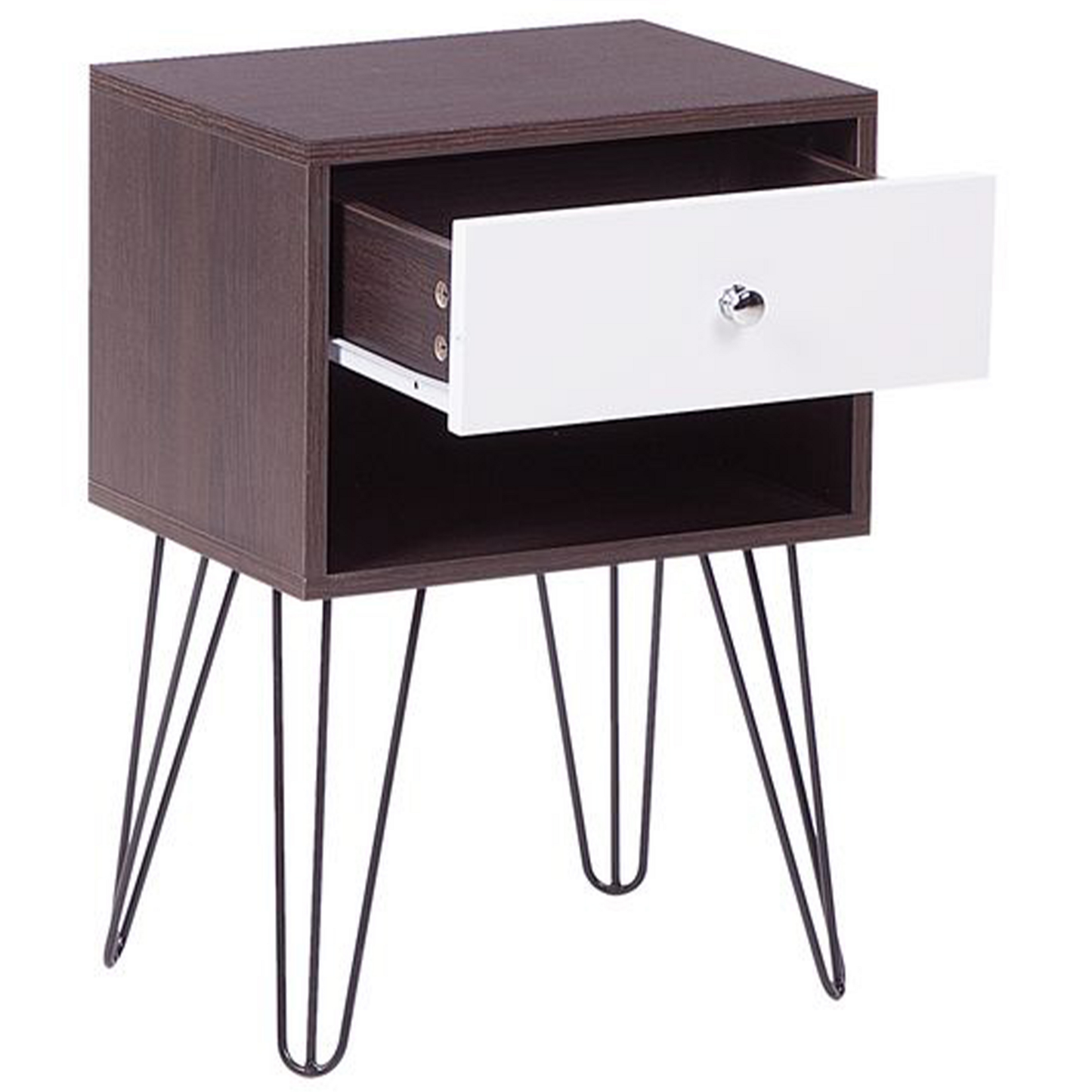 Nachttisch mit 1 Schublade Weiss ARVIN