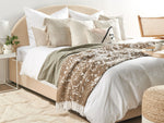 Kuscheldecke PAZARYERI Baumwolle 130 x 180 cm Braun