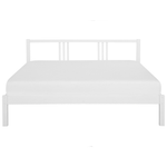 Bett mit Lattenrost Kiefernholz VANNES 180 x 200 cm Weiss
