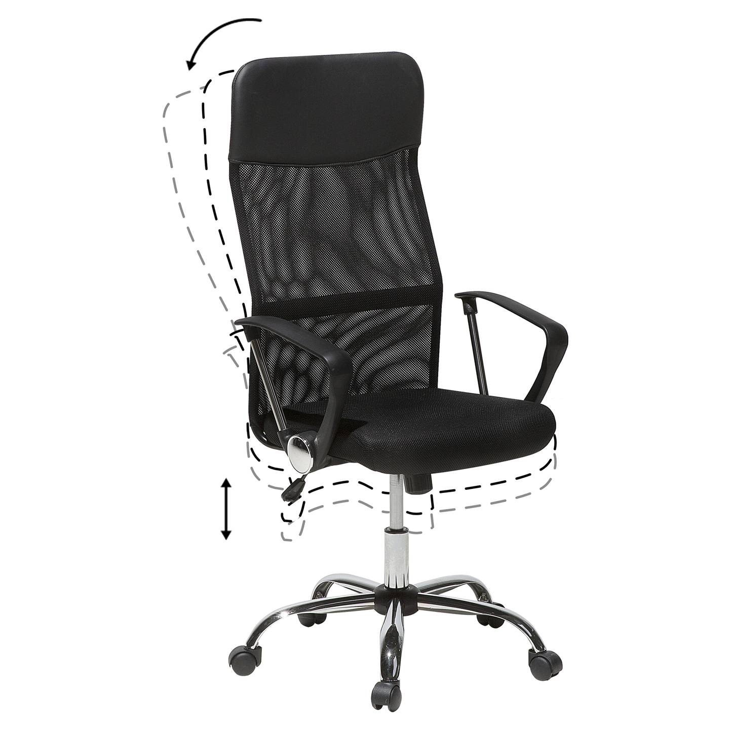 Bürostuhl drehbar DESIGN Schwarz