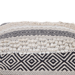 Pouf cremeweiss 50 x 50 cm KANAM