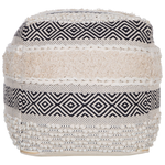 Pouf cremeweiss 50 x 50 cm KANAM