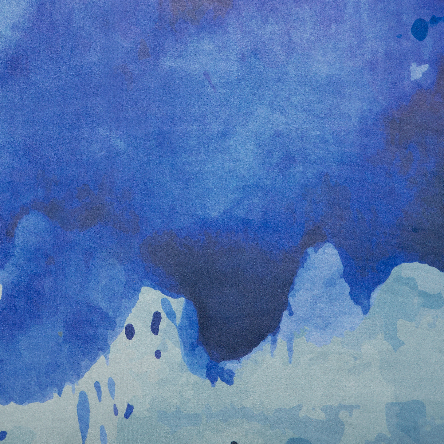 Teppich blau 160 x 230 cm Flecken-Muster Kurzflor ODALAR