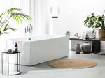 Badewanne freistehend weiss rechteckig 170 x 81 cm RIOS