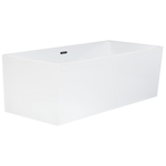 Badewanne freistehend weiss rechteckig 170 x 81 cm RIOS