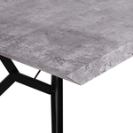 Esstisch BUSCOT Grauer Betoneffekt 160 cm 90 cm