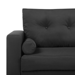 2-Sitzer Sofa schwarz KALMAR