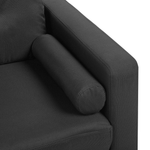 2-Sitzer Sofa schwarz KALMAR