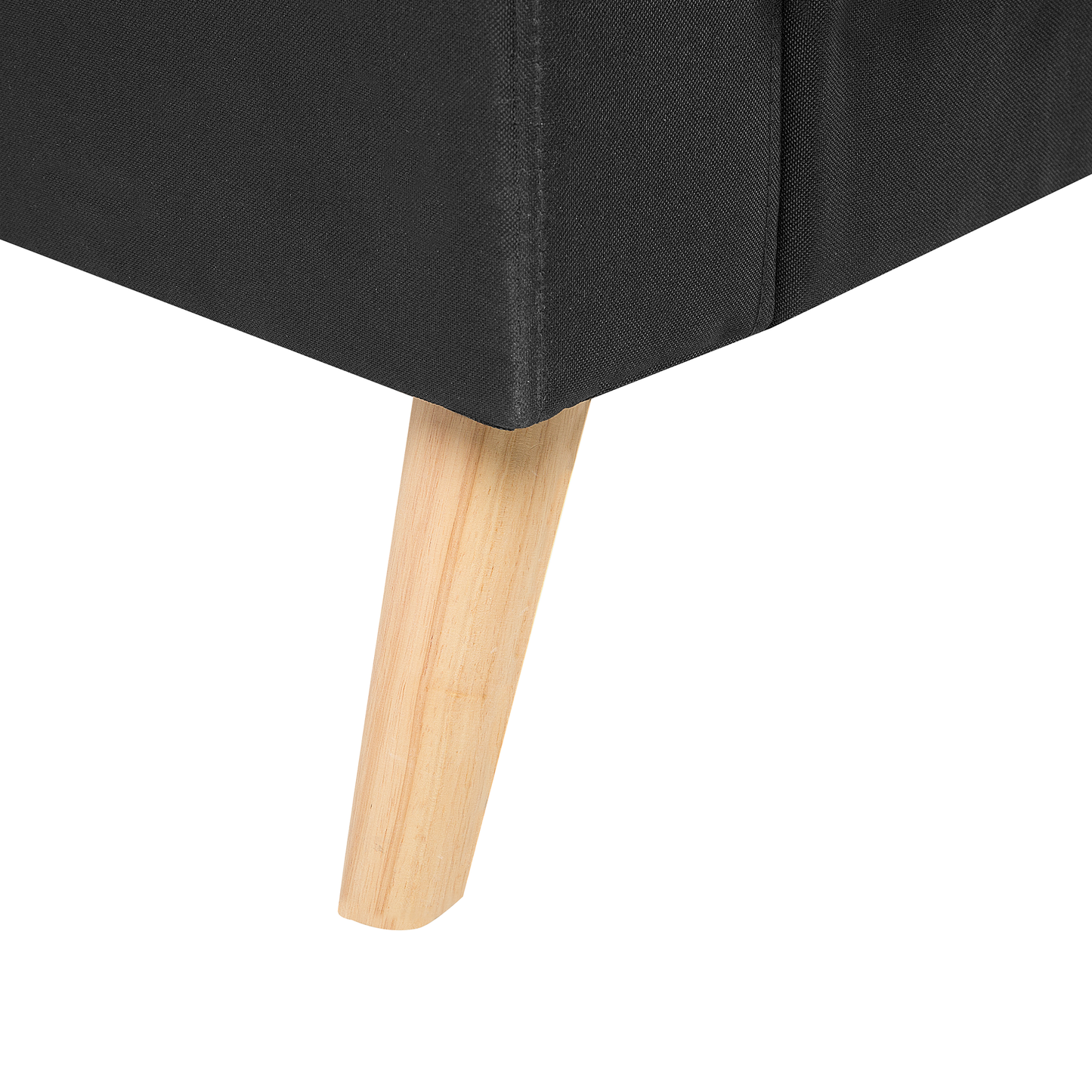 2-Sitzer Sofa schwarz KALMAR