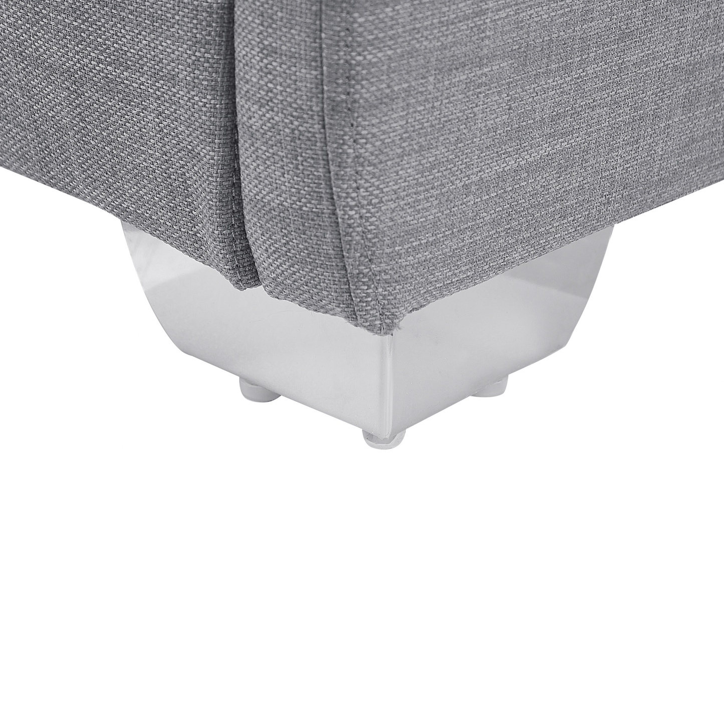 Wasserbett Stoff PARIS 160 x 200 cm Grau