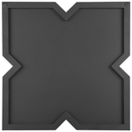 Wandspiegel Blumenform silber 80 x 80 cm HONFLEUR