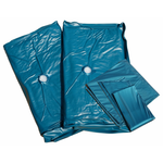 Wasserbett Polsterbezug grau 180 x 200 cm PARIS