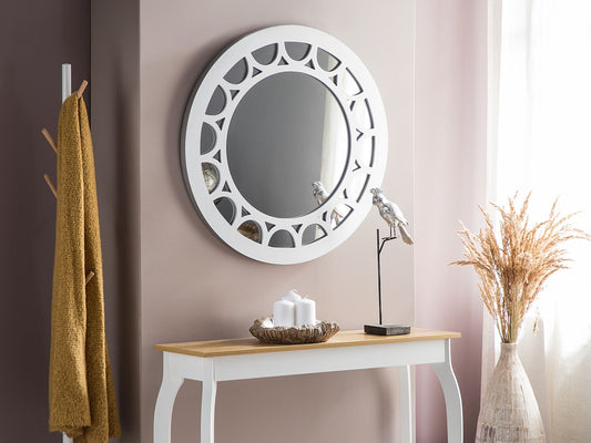 Wandspiegel LOLIF 80 cm 80 cm Silber