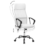 Bürostuhl drehbar DESIGN Weiss