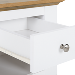 Nachttisch mit 1 Schublade WINGLAY Weiss