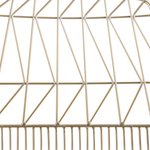 Esszimmerstuhl 2er Set HARLAN Metall Gold