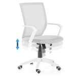 Bürostuhl grau höhenverstellbar RELIEF
