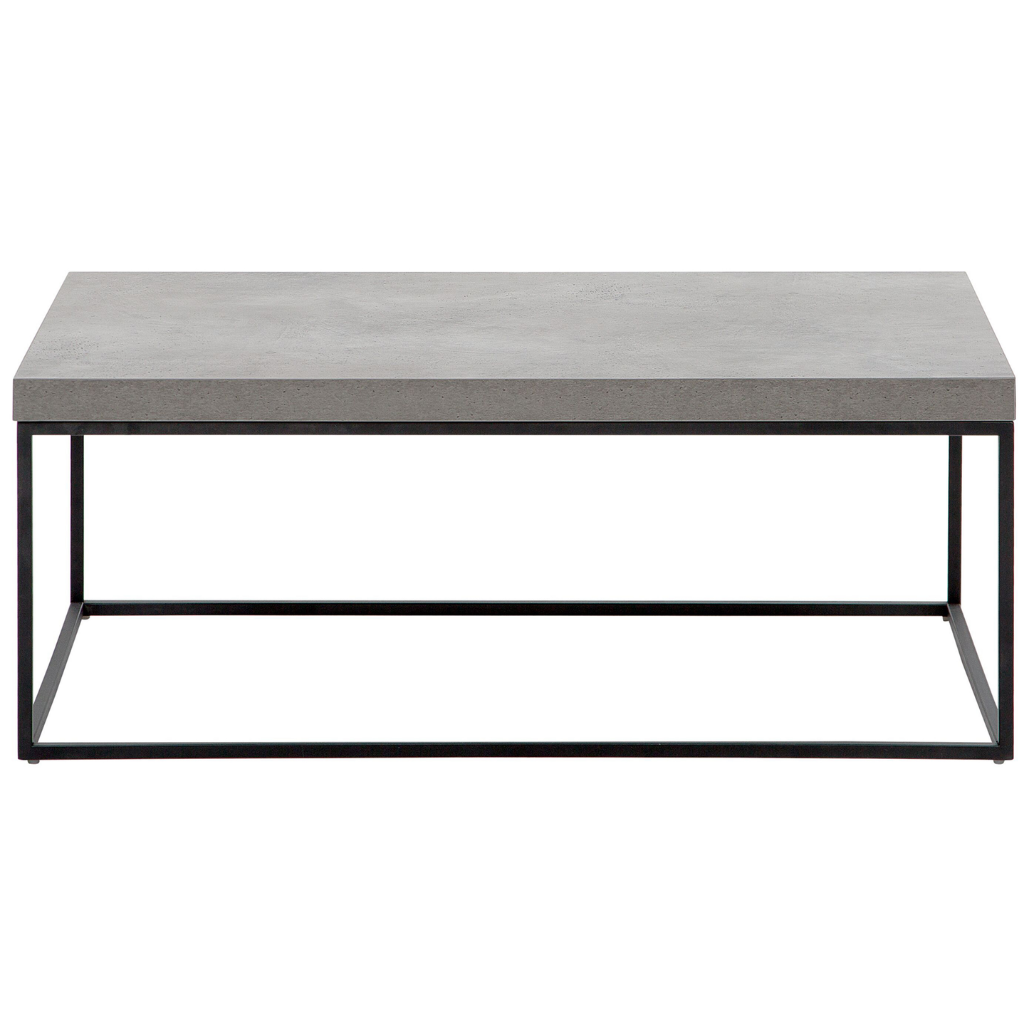 Couchtisch Betonoptik / schwarz 100 x 60 x 40 cm DELANO