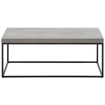 Couchtisch Betonoptik / schwarz 100 x 60 x 40 cm DELANO