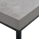 Couchtisch Betonoptik / schwarz 100 x 60 x 40 cm DELANO