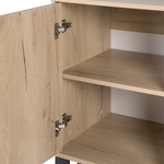 Sideboard mit 2 Türen ELDA 76 cm Hellbraun