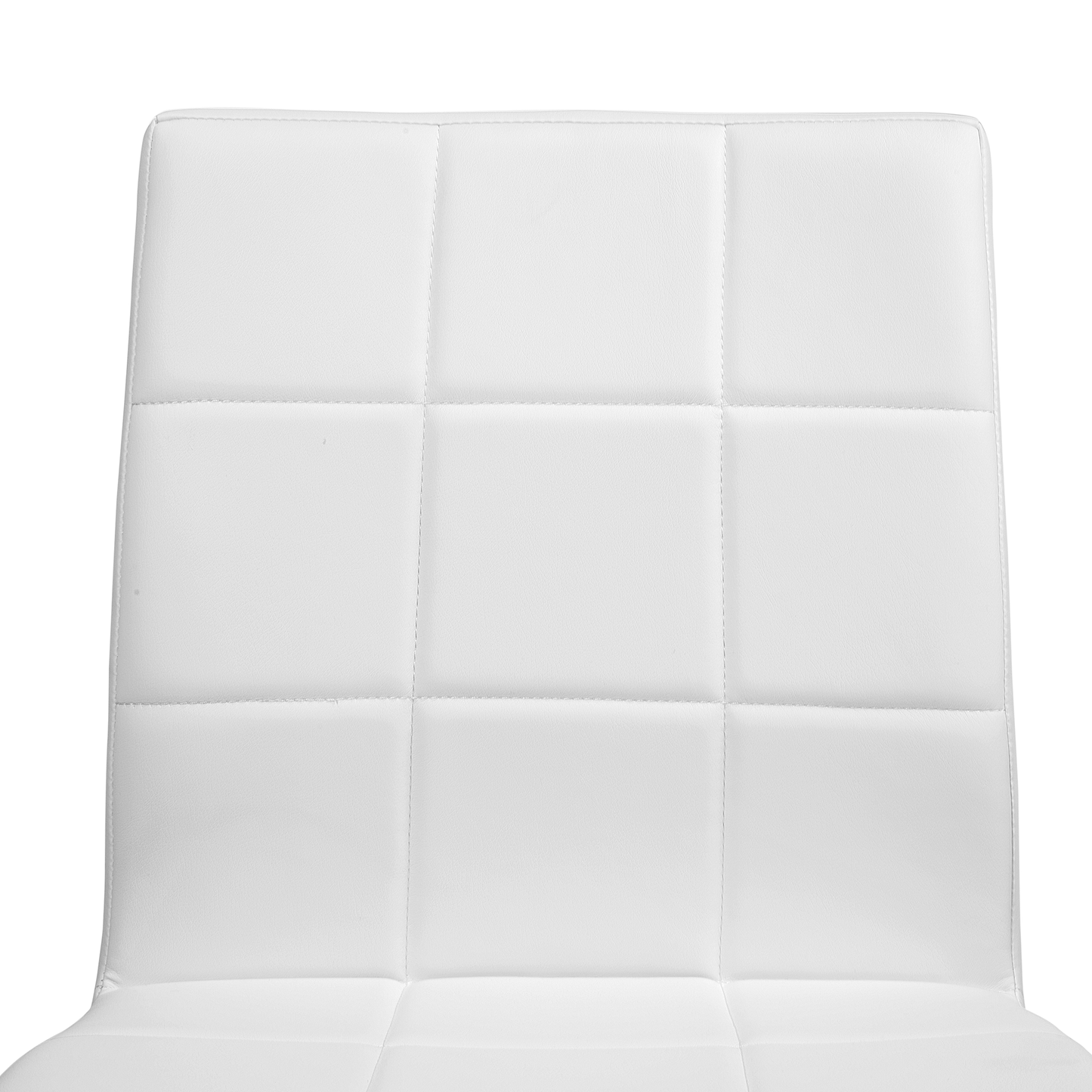 2er Set Kunstleder Esszimmerstuhl Weiss KIRON