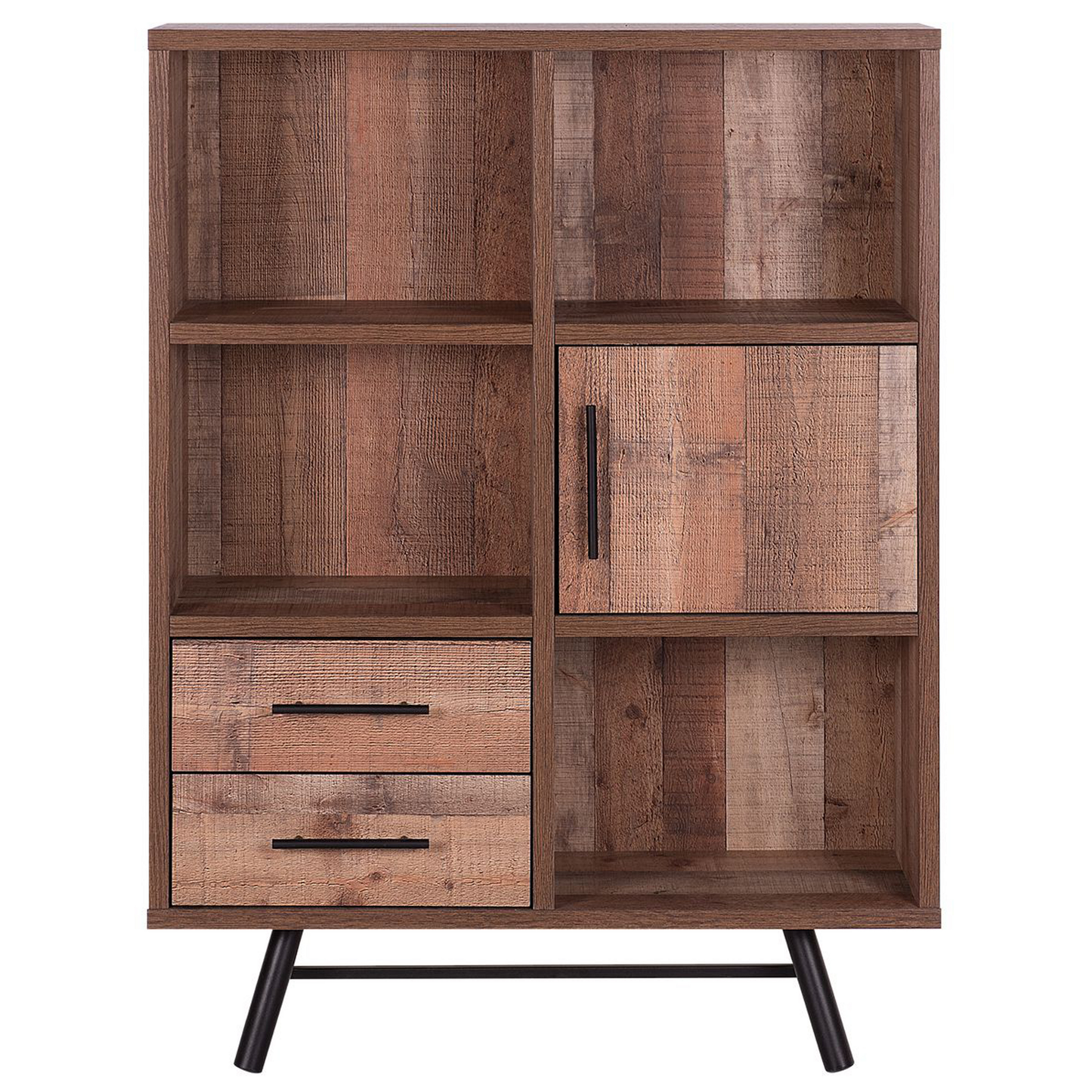 Bücherschrank ATLANTA 131 cm Braun