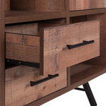 Bücherschrank ATLANTA 131 cm Braun