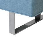 3-Sitzer Schlafsofa blau 190 cm DUBLIN