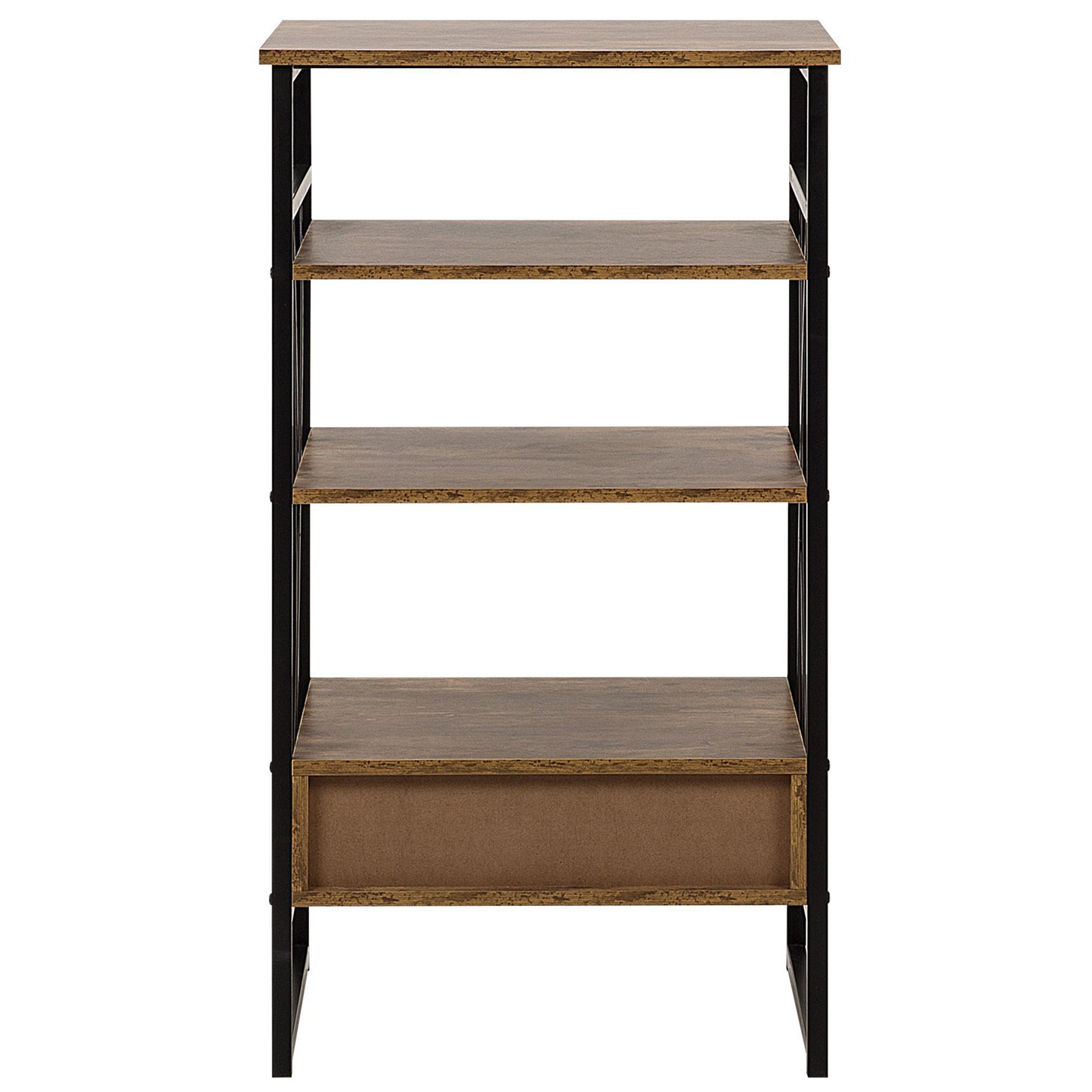 Bücherregal mit 3 Fächern KEENE 101 cm Dunkelbraun
