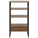 Bücherregal mit 3 Fächern KEENE 101 cm Dunkelbraun