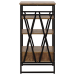 Bücherregal mit 3 Fächern KEENE 101 cm Dunkelbraun