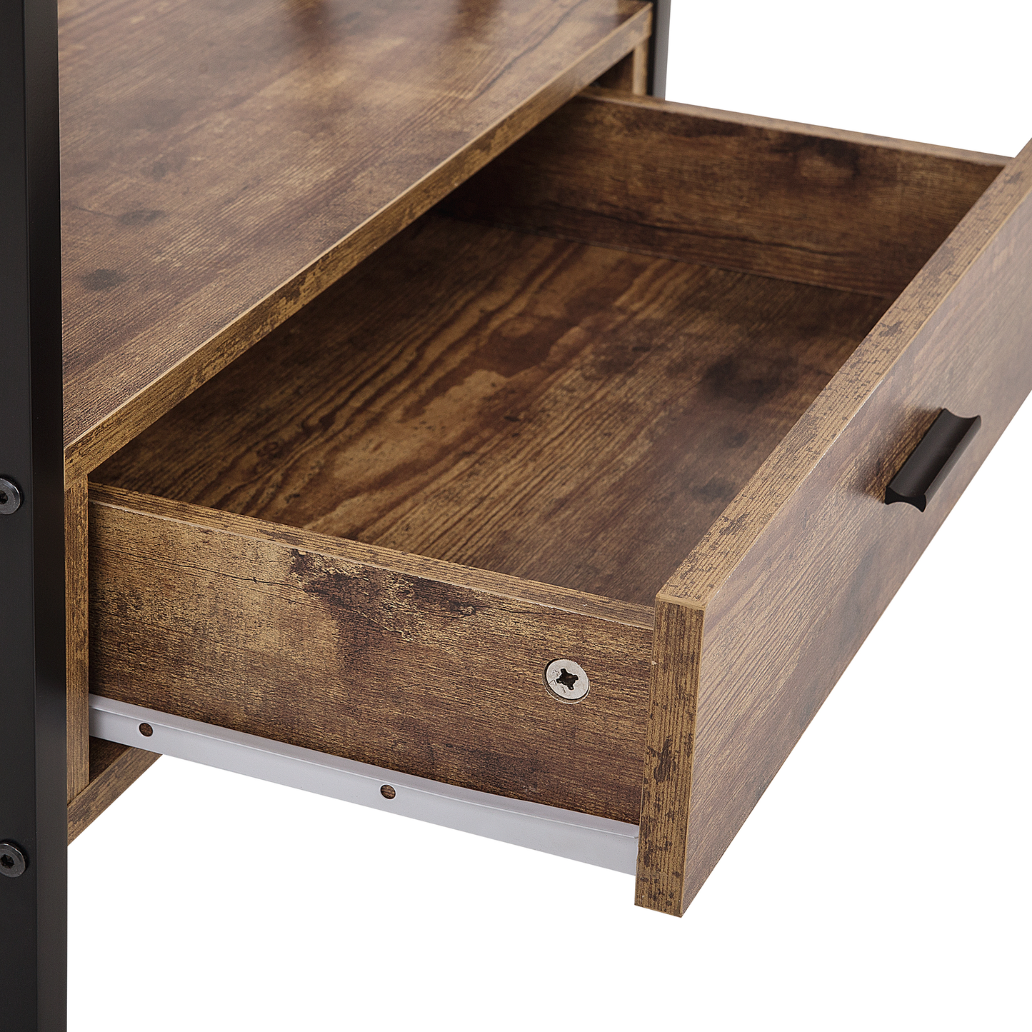 Bücherregal mit 3 Fächern KEENE 101 cm Dunkelbraun