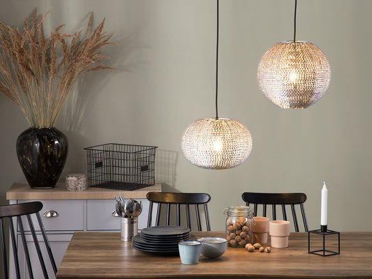 Hängelampe SEINE Metall Silber