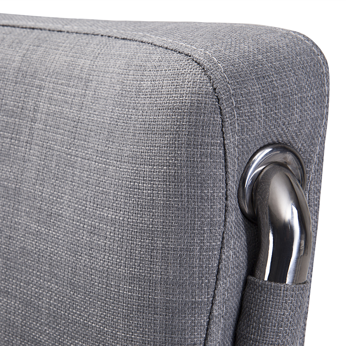 Wasserbett Stoff PARIS 140 x 200 cm Grau