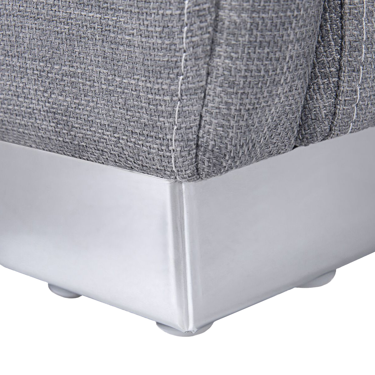 Wasserbett Stoff PARIS 140 x 200 cm Grau