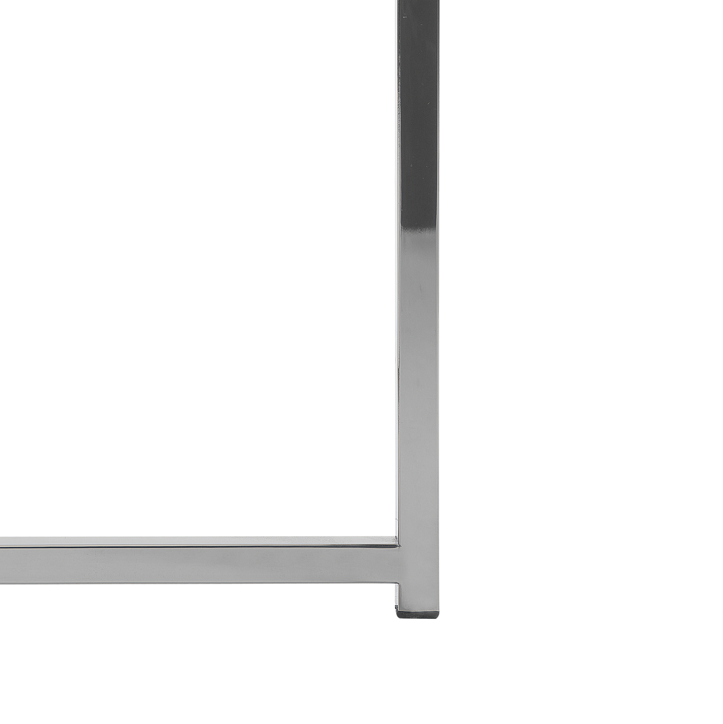 Couchtisch Marmor Optik weiss / silber ⌀ 70cm QUINCY